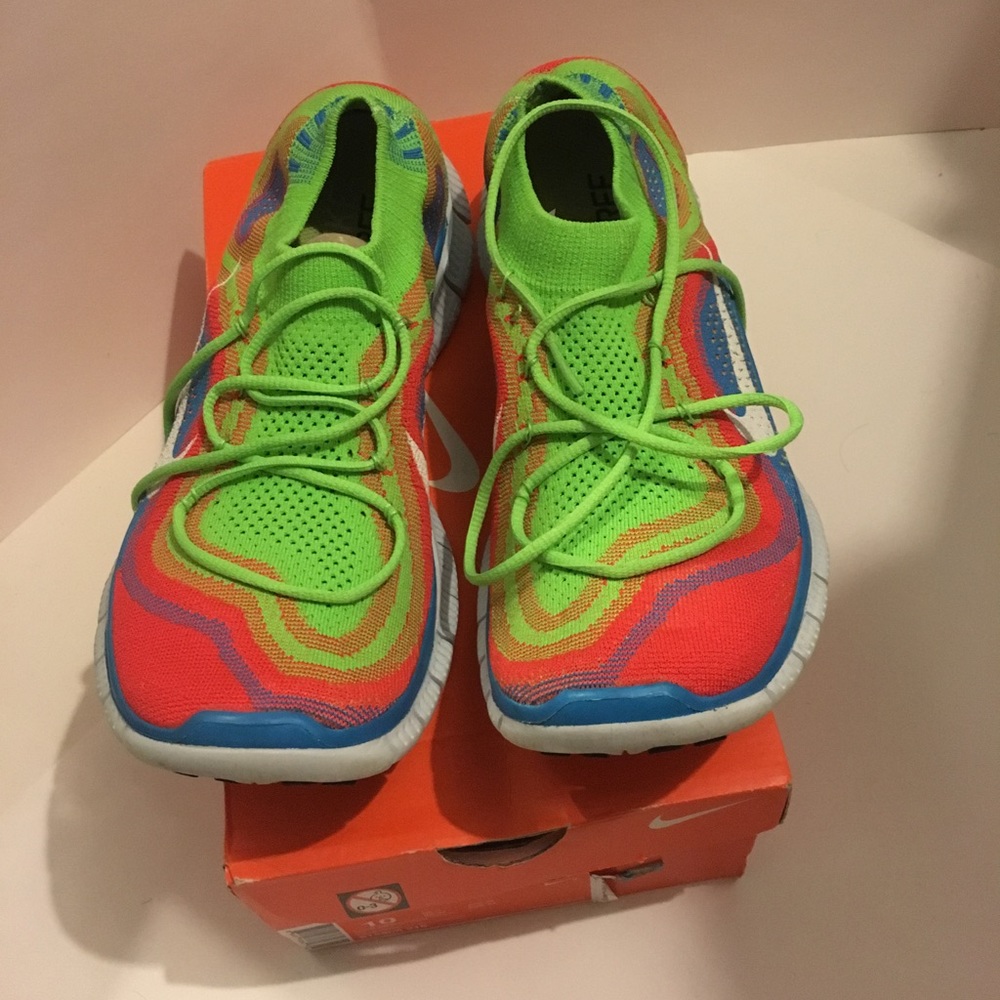 Nike free run flyknit sz 10